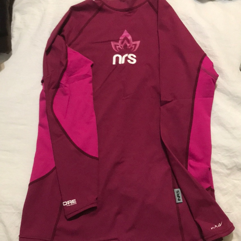 Bra pink rash guard